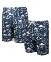 Wes & Willy Youth  Midnight Green Philadelphia Eagles Luau Swim Trunks In Blue