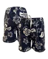 Wes & Willy Big Boys And Girls Navy Dallas Cowboys Floral Volley Swim Trunks In Navy