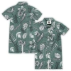 WES & WILLY INFANT WES & WILLY GREEN MICHIGAN STATE SPARTANS VINTAGE FLORAL ROMPER