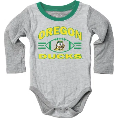 Wes & Willy Kids' Infant  Heather Gray Oregon Ducks Jie Jie Hopper Set