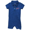 Wes & Willy Infant  Royal Buffalo Bills Short Leg Cloudy Yarn Polo Bodysuit In Blue