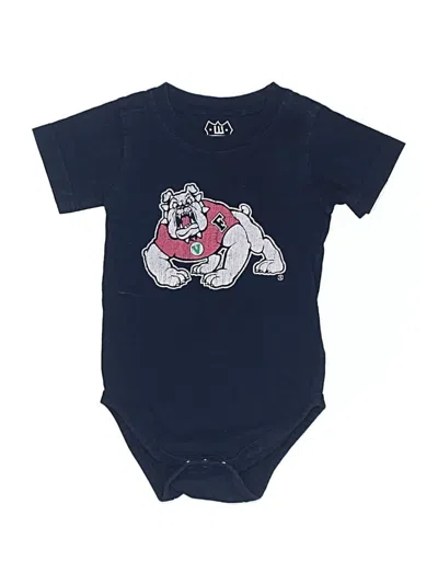 Pre-owned Wes & Willy Kids' Short Sleeve Onesie In Blue