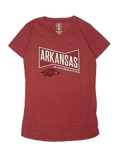 Pre-owned Wes & Willy Kids' Short Sleeve T-shirt In Burgundy