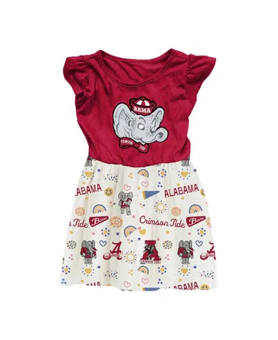 Wes & Willy Babies' Toddler  Crimson Alabama Crimson Tide Vault Princess Dress In Red