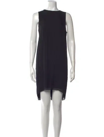Pre-owned Wes Gordon Silk Knee-length Dress In Blue