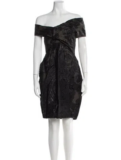Pre-owned Wes Gordon Silk Mini Dress In Multi