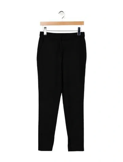 Pre-owned Wes Gordon Skinny Leg Pants In Black