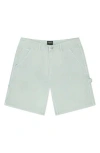 Wesc Canvas Carpenter Shorts In Blue
