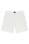 Wesc Canvas Carpenter Shorts In White