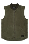 Wesc Canvas Workwear Vest In Green