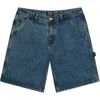 Wesc Denim Carpenter Shorts In Blue