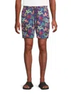 Wesc Men's Austin Tropical-print Drawstring Shorts