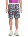 Wesc Men's Basketball Print Drawstring Shorts