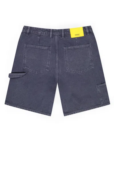 Wesc Men's Blue Carpenter Baggy Shorts
