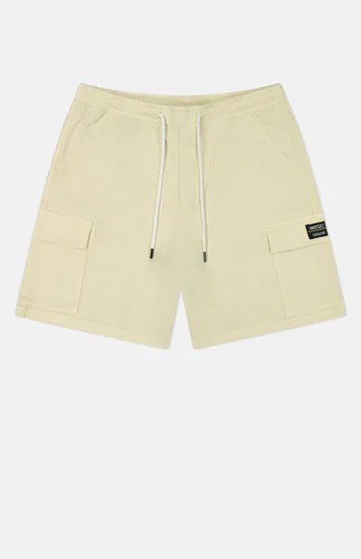 Wesc Men's Cream Utility Cargo Shorts In Neutral