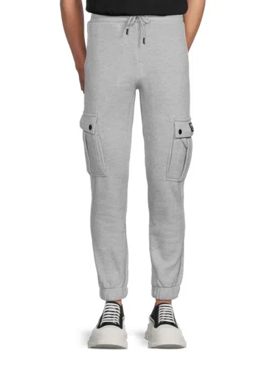 Wesc Men's Fleece Slim Fit Joggers In Heather Grey