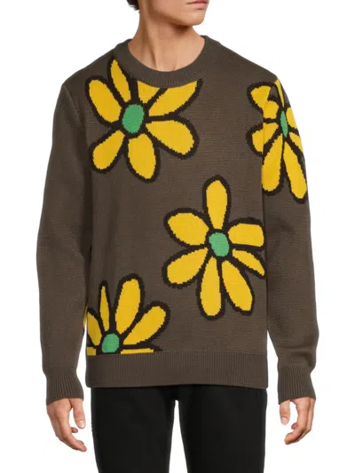 Wesc Men's Leon Daisy Sweater In Multi