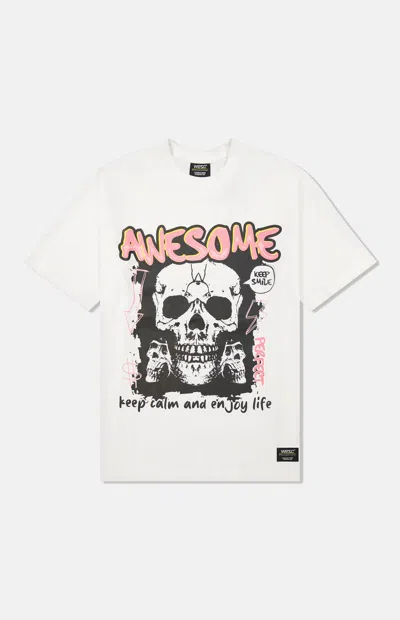 Wesc Men's Mason Awesome T-shirt In White