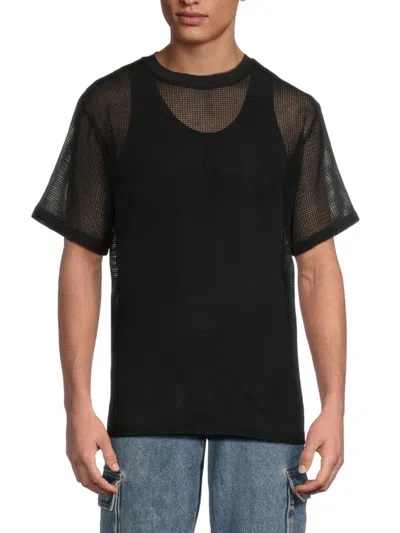 Wesc Men's Mason Cotton T-shirt In Black