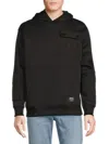 Wesc Men's Mike Flap Pocket Hoodie In Twill