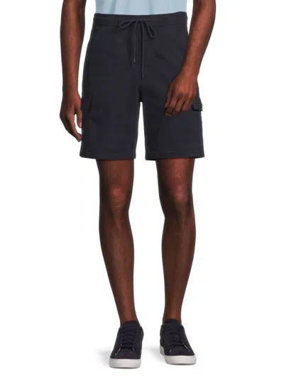 Wesc Men's Utility Cargo Shorts In Dark Blue