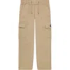 Wesc Open Bottom Cargo Joggers In Neutral