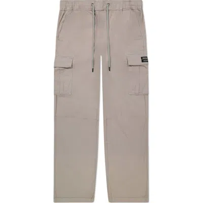 Wesc Open Bottom Cargo Joggers In Gray