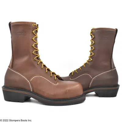 Pre-owned Wesco Boots Wesco Voltfoe 10" Brown Eh Boots Ehbr57101270