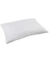 Wesley Mancini Collection Down Blend Jacquard Pillow With Removable Cover In White