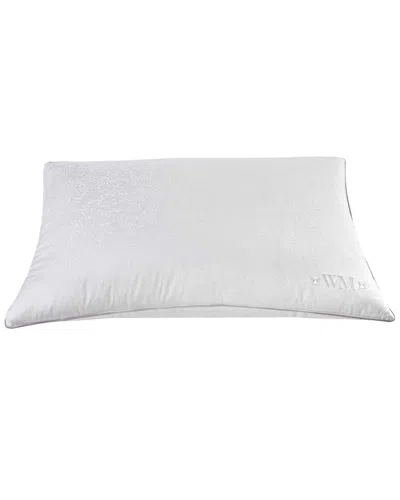 Wesley Mancini Collection Wesley Mancini Collestion 300tc Yarn Dyed Goose Down Pillow In White