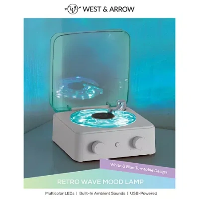West & Arrow 6" Wavy Projector Light In White