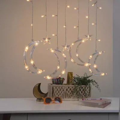 West & Arrow Celestial Moons And Stars In White