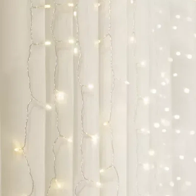 West & Arrow Music Curtain Light 96 In White