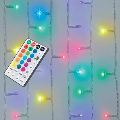 West & Arrow Rgb Curtain Light Remote In Multi