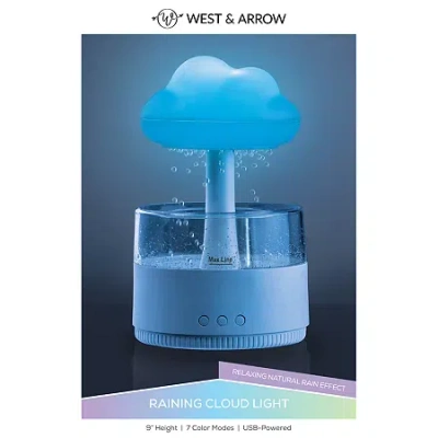 West & Arrow Rgb Raining Cloud Mood Light In White