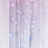 West & Arrow White/pink/purple Led Curtain Light 96 In Multi