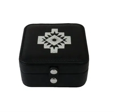 West & Co. Vera Mini Jewelry Holder In Black