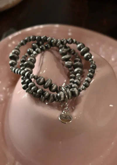West & Co. Women's Faux Navajo Pearl Bracelet In Silver
