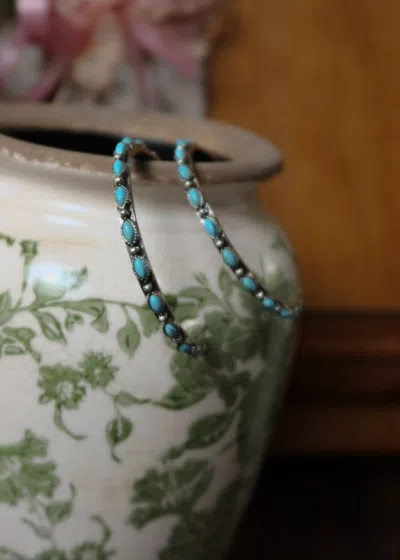 West & Co. Women's Wylder Petite Hoop Earrings In Turquoise In Pattern