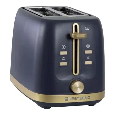 West Bend Timeless 2-slice Toaster, In Slate Blue In Navy