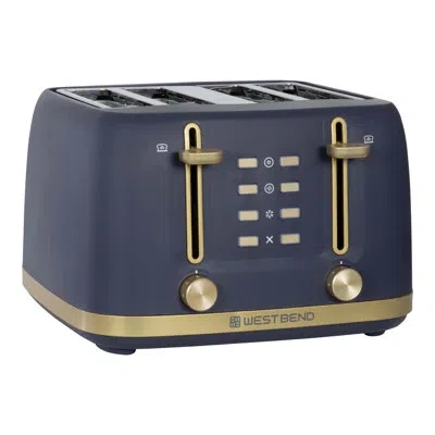 West Bend Timeless 4-slice Toaster, In Slate Blue In Navy