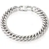 West Coast Jewelry Mens' 11.5mm Curb Link Chain Bracelet In Silver