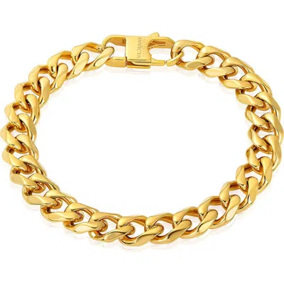 West Coast Jewelry Mens' 11mm Curb Chain Link Bracelet In Gold