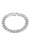 West Coast Jewelry Mens' 11mm Curb Chain Link Bracelet In Silver