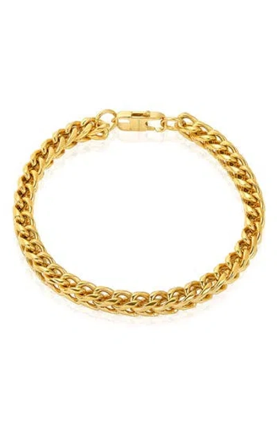 West Coast Jewelry Mens' 6mm Franco Chain Bracelet In Gold