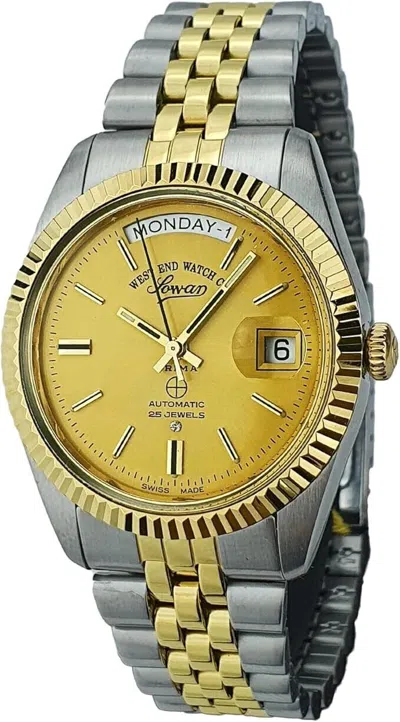 Pre-owned West End Watch Co. 5027.20.2708b Automatic Golden Dial Bicolor Unisex Watch