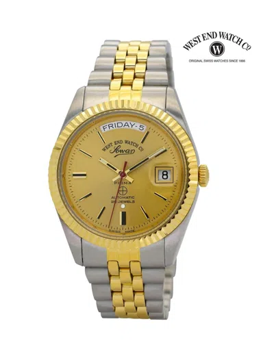 Pre-owned West End Watch Co. 5027.20.2708r Automatic Golden Dial Bicolor Unisex Watch