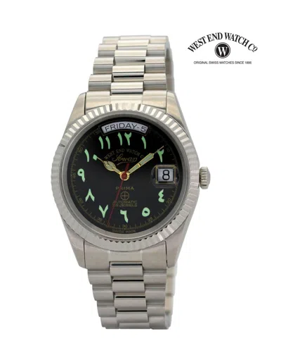 Pre-owned West End Watch Co. West End 6828.10.0788r2 Auto Sapphire Black Arabic Dial Auto Swiss Unisex Watch