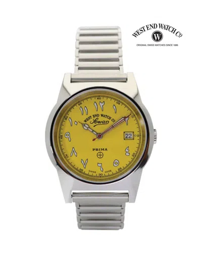 Pre-owned West End Watch Co. West End 6841.10.3371r Quartz Arabic Numbers Yellow Dial Watch