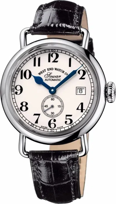 Pre-owned West End Watch Co. West End Sowar 1916 6832.10.3244bl.no Black Dial Automatic Men Watch